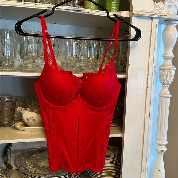 La SENZA Other - La Senza Red Lace Up Corset